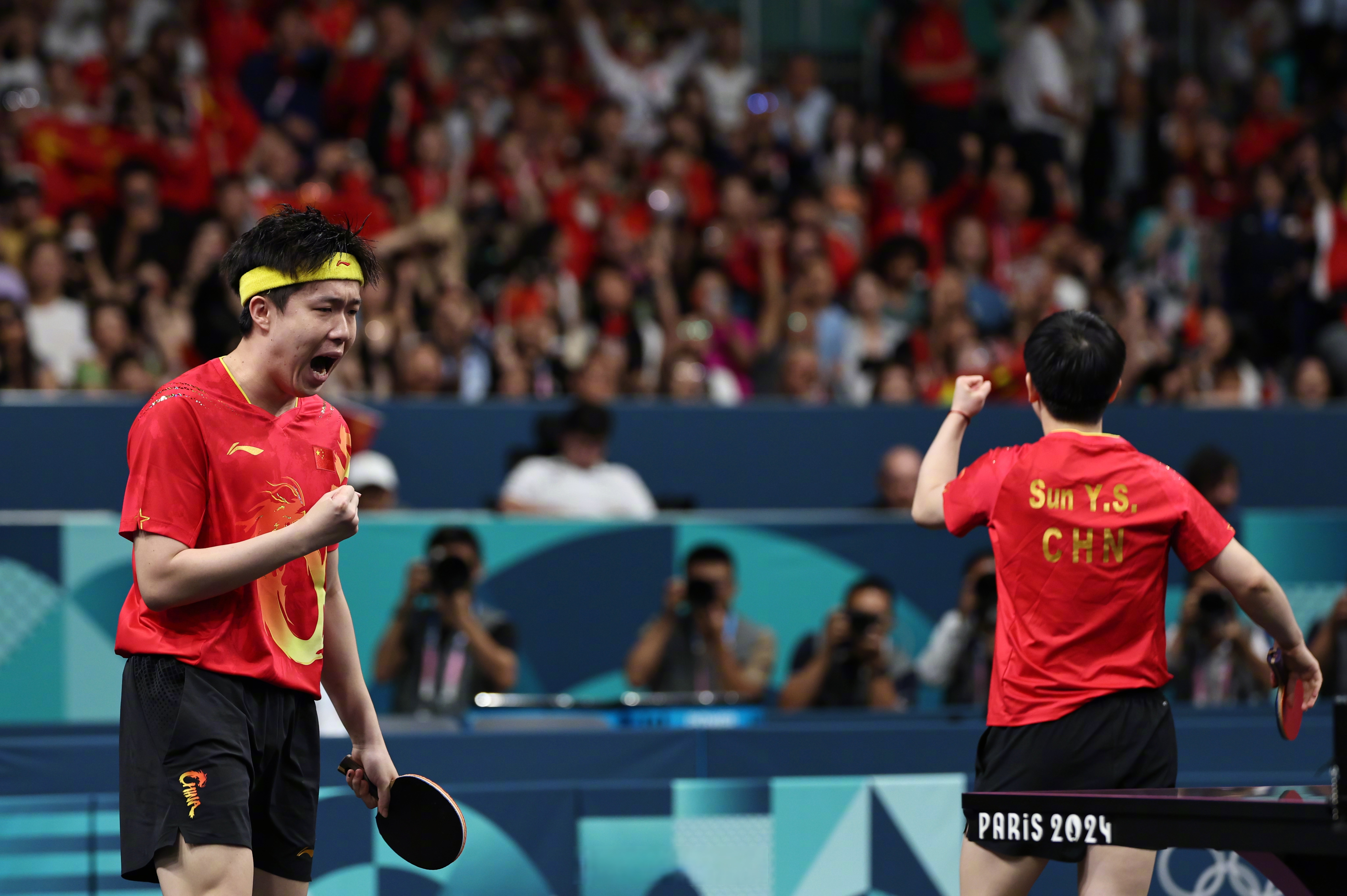 包含乒乓球对决惊险激烈，技术碰撞出火花的词条